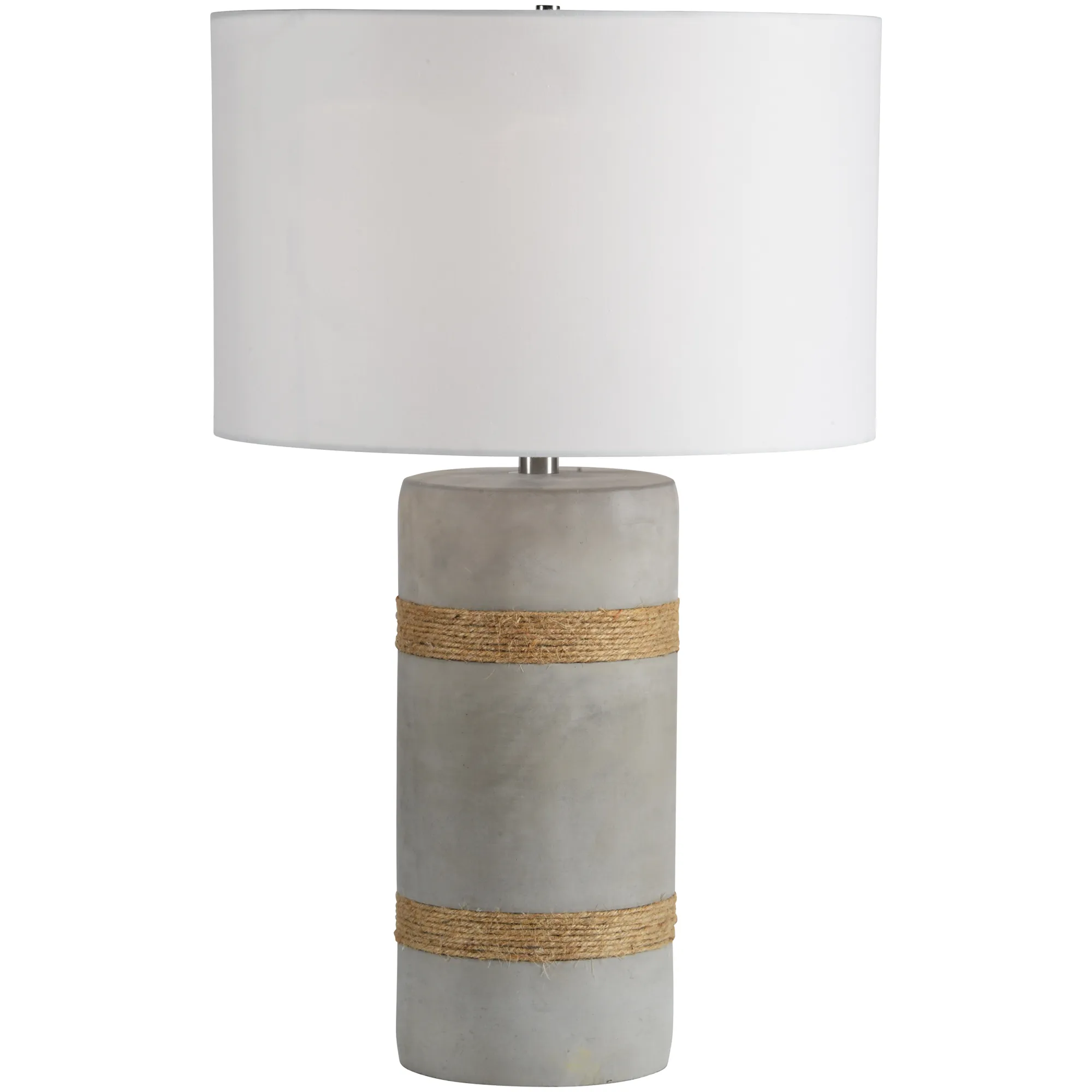 Malden Grey Cement Table Lamp