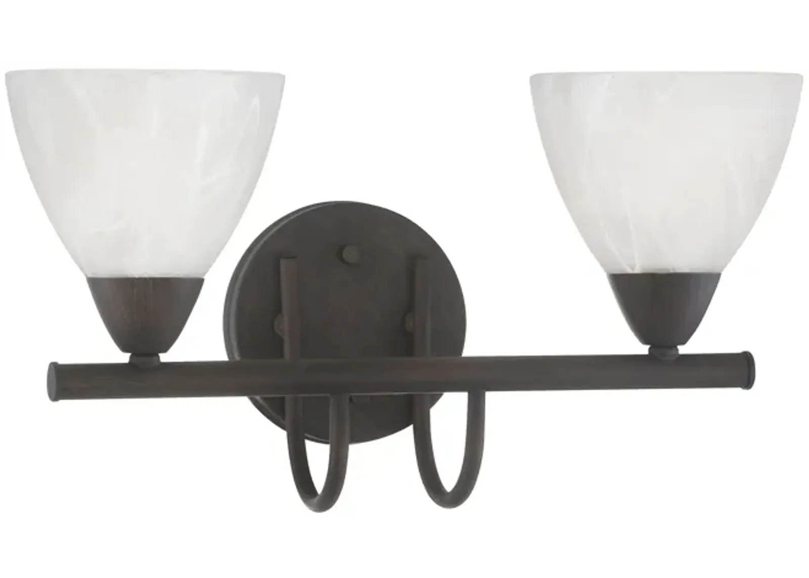 Tia 15.75" Wide 2-Light Vanity Light - Painted Bronze