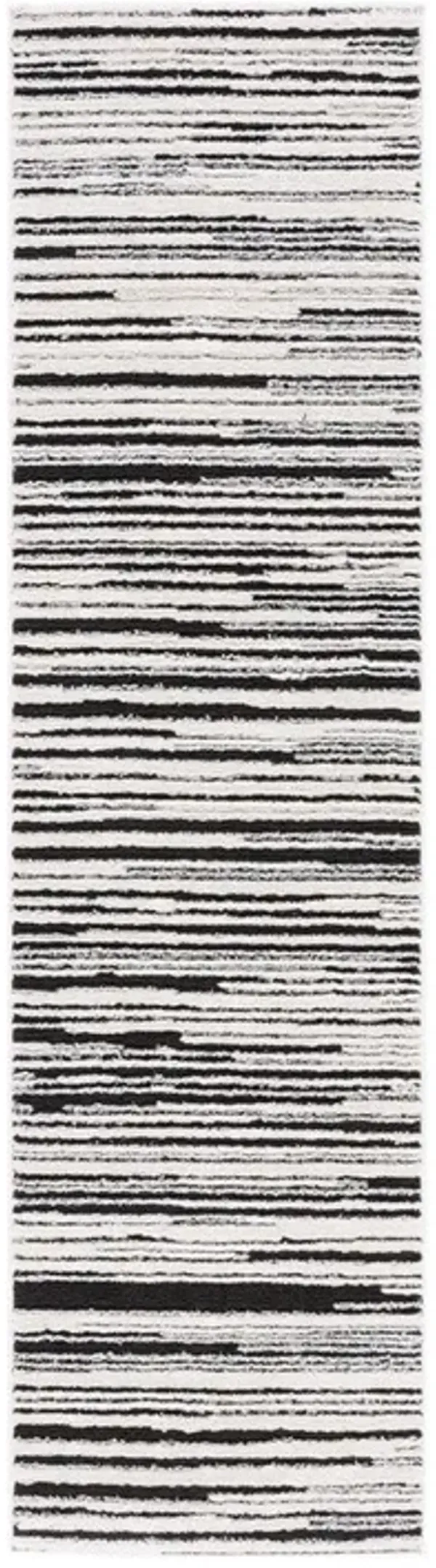 MELODY 116 Black 2'-2' X 8' Runner Rug