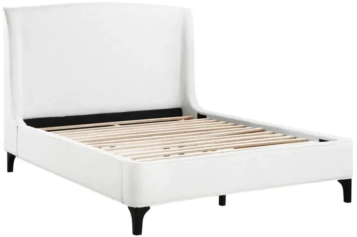 Mosby Upholstered Curved Headboard Platform Bed