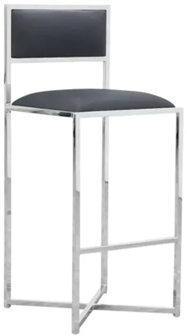 Amalfi X-Base Bar Stool in Cobalt - Set of 2