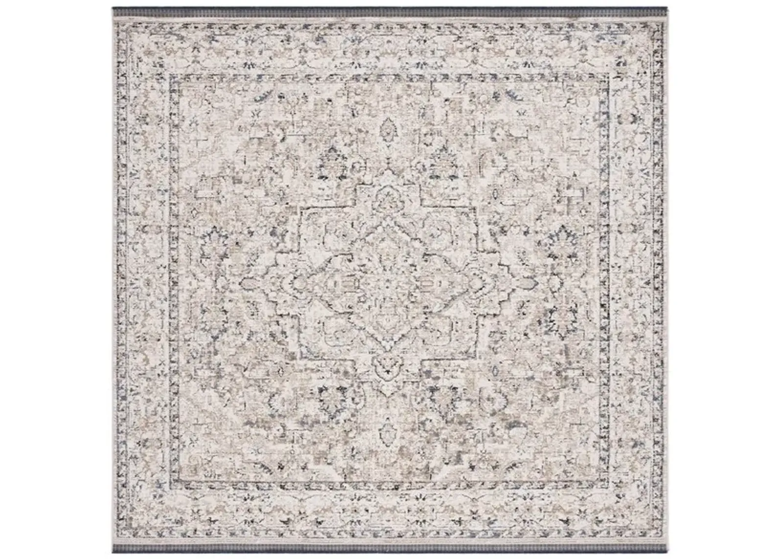 VIVALDI 595 Grey  6'-7' X 6'-7' Square Square Rug