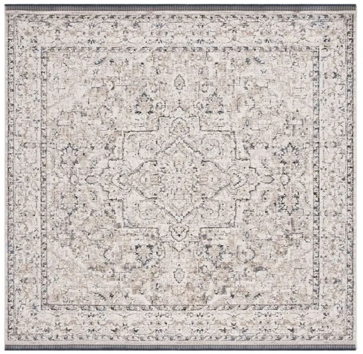 VIVALDI 595 Grey  6'-7' X 6'-7' Square Square Rug