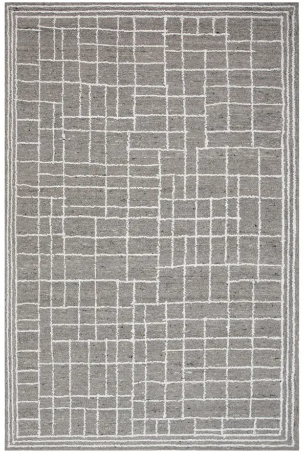 Lofton Hand Tufted Cut and Loop 5' x 8' Rug