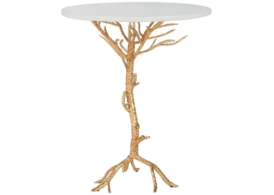 CAROLYN ROOTED GOLD ACCENT TABLE