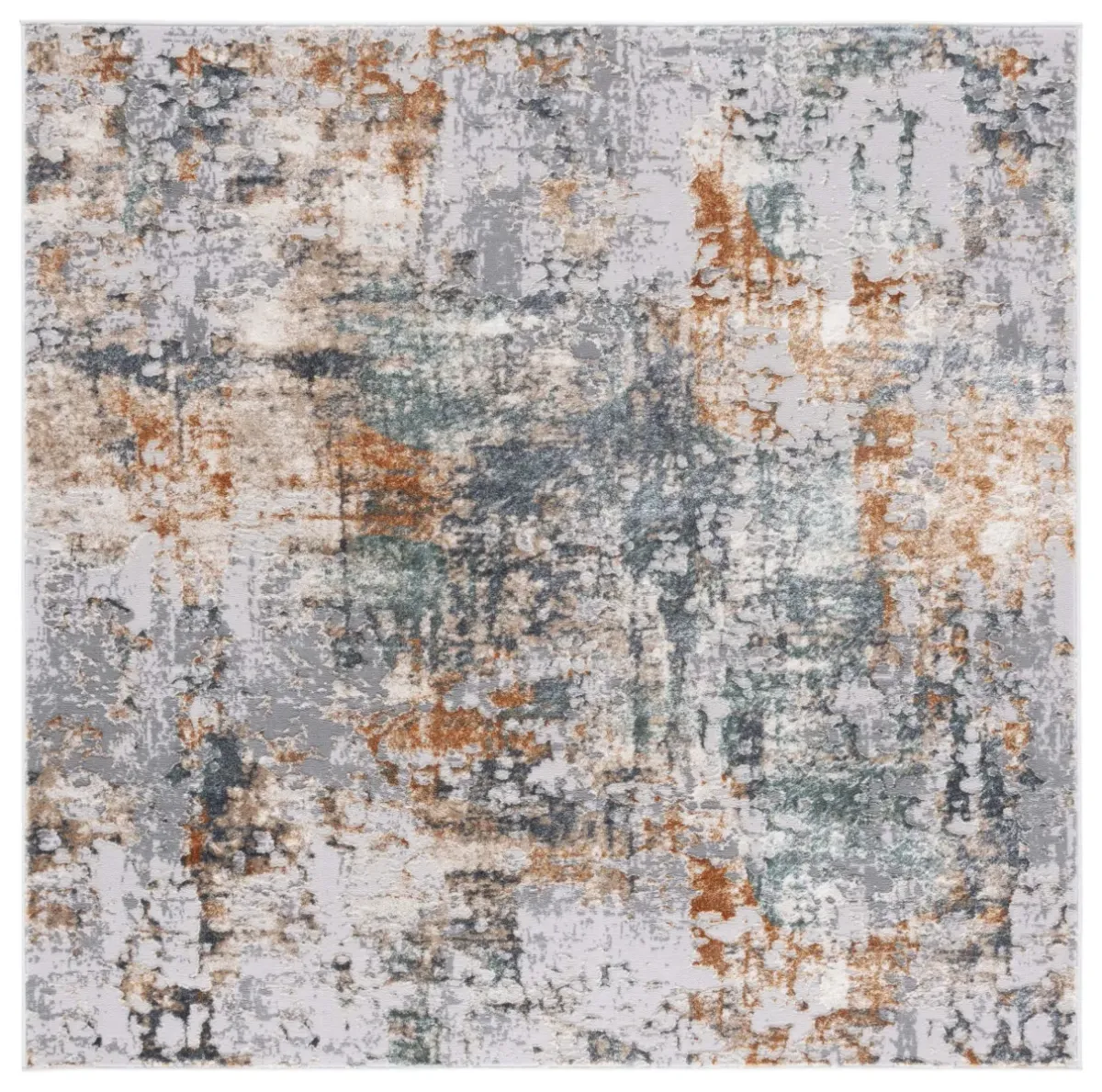 ALENIA 102 GREY  6'-7' X 6'-7' Square Square Rug