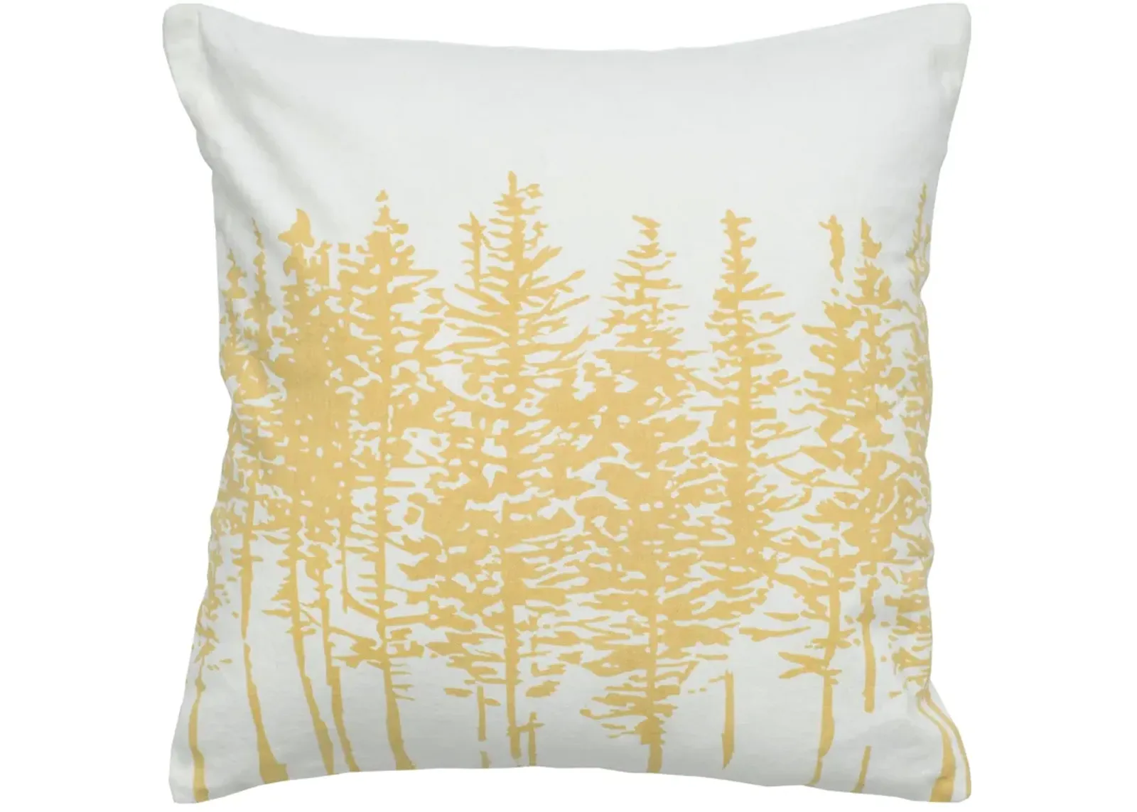 Trees Yellow  Pillow