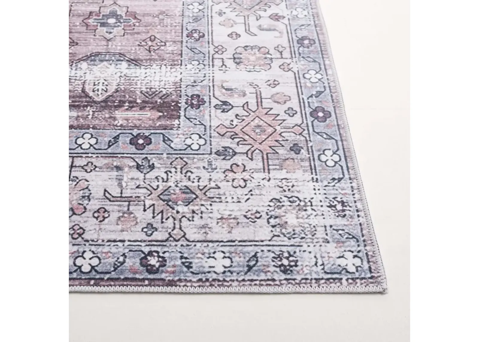 ARIZONA 209 Grey 6' X 6' Square Square Rug