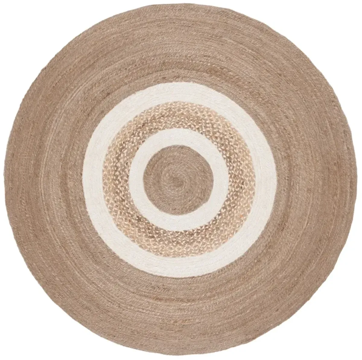 NATURAL FIBER 536 NATURAL  5' x 5' Round Round Rug