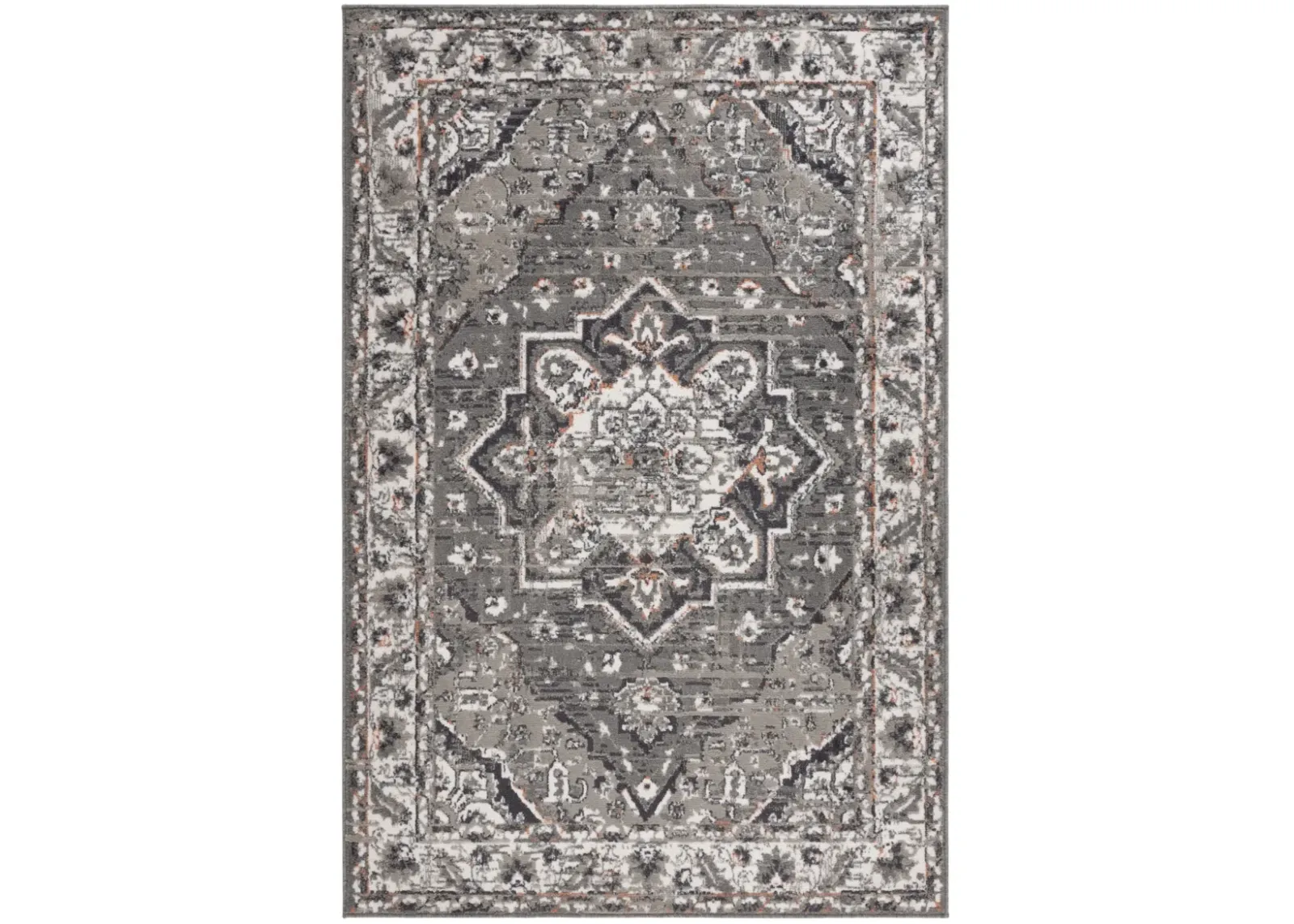 PYRAMID 216 GREY  5'-3' x 7'-8' Medium Rectangle Rug