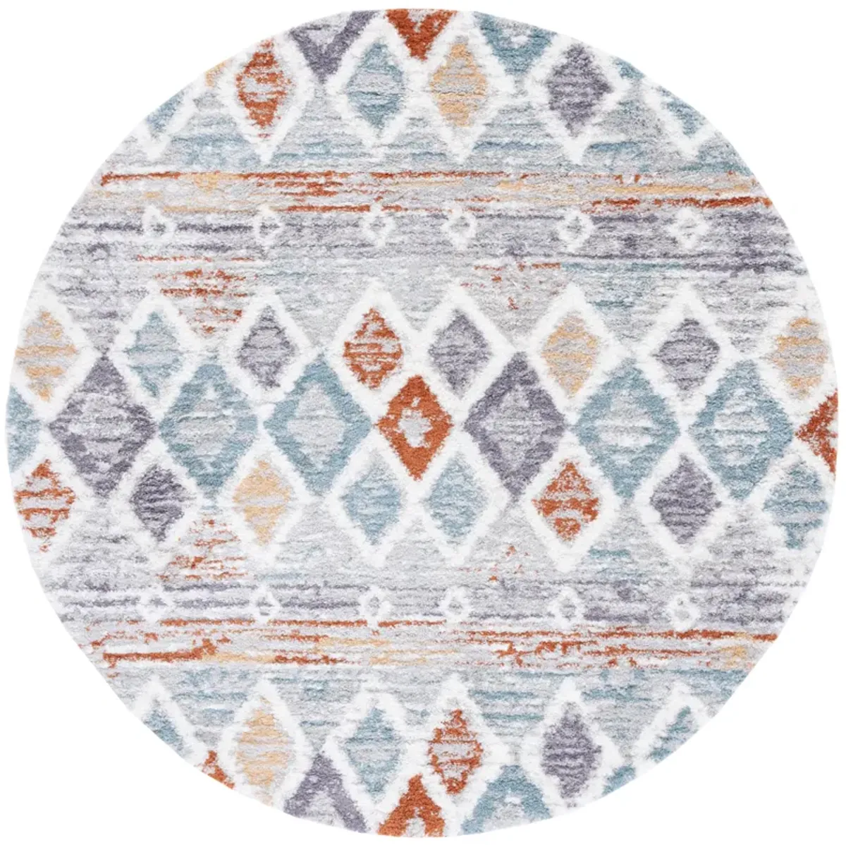 BERBER SHAG Round Power Loomed 4'-5" x 4'-5"   Round Rug