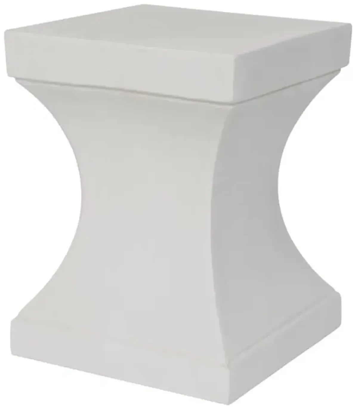 Curby Indoor/Outdoor Modern Concrete 17.7-Inch H Accent Table