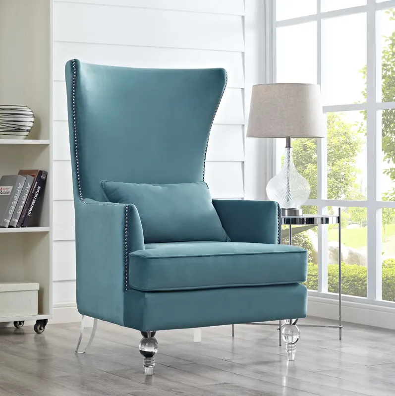 bristol sea blue tall chair