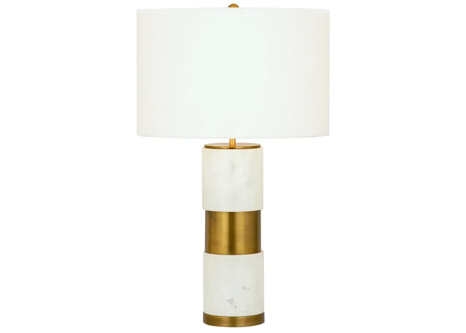 Jansen 27'' High 1-Light Table Lamp - Aged Brass - Includes LED Bulb