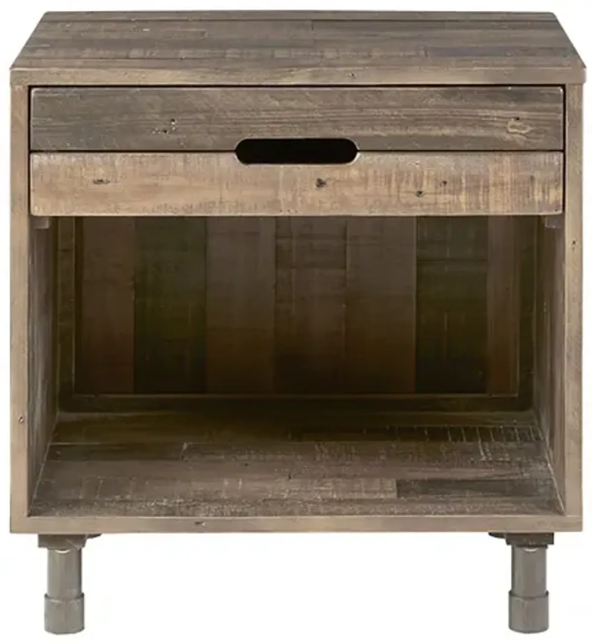 INK+IVY Renu Natural Solid Wood Nightstand