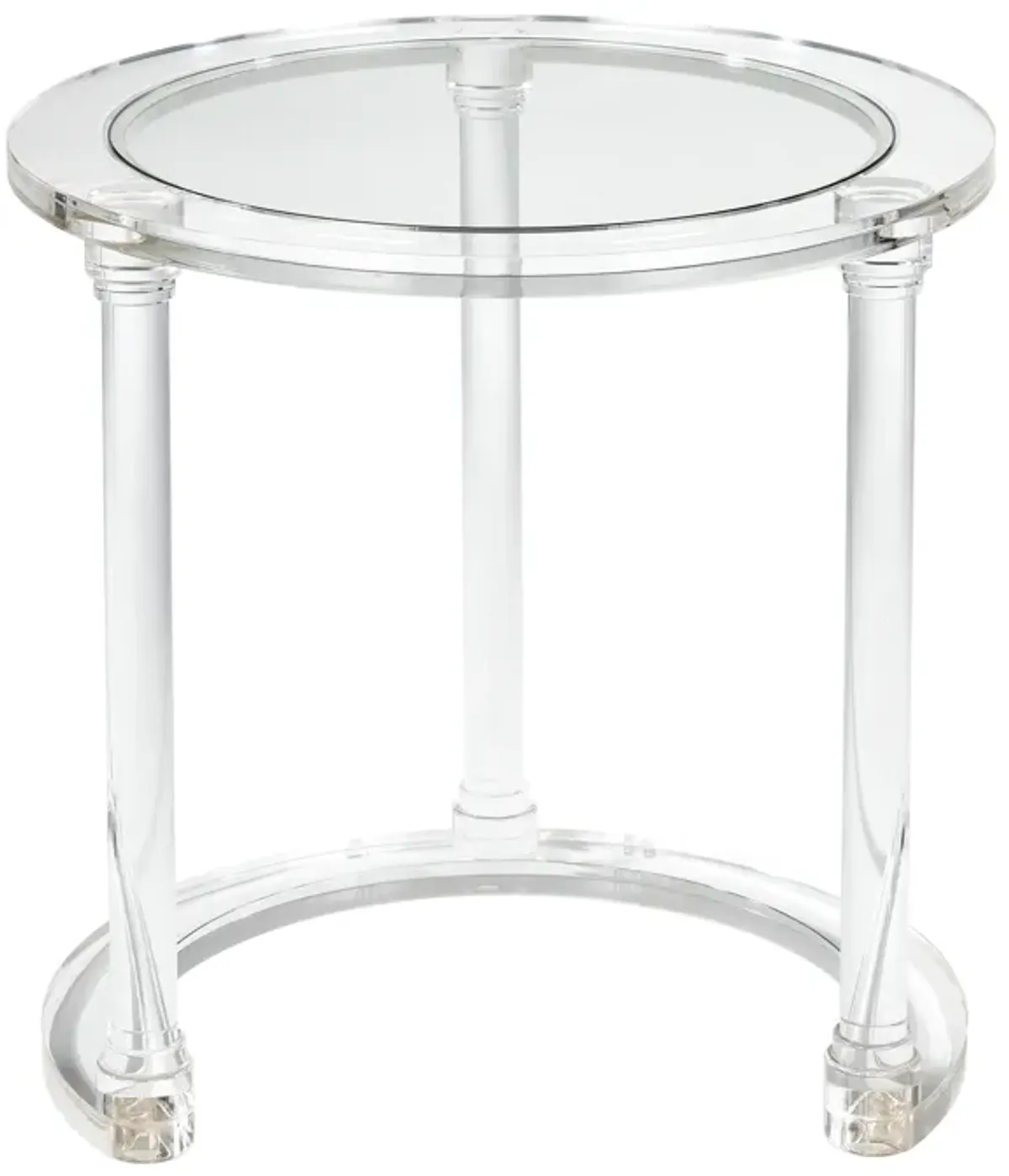 Jacobs Nesting Table - Set of 2 Round Clear