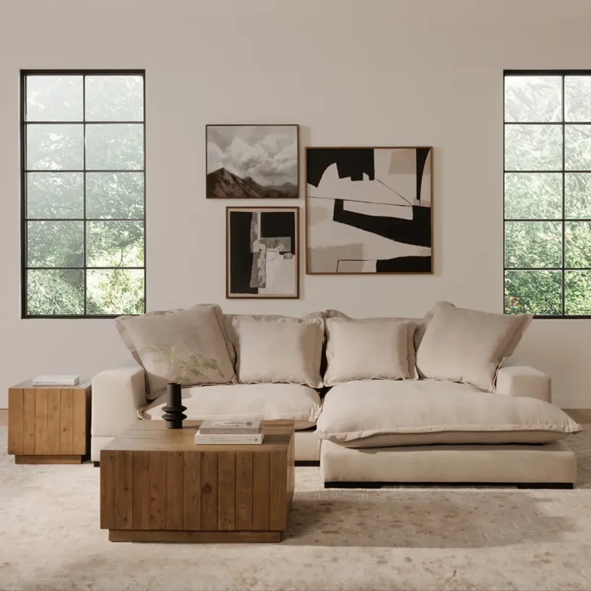 Daydream Sectional Beige