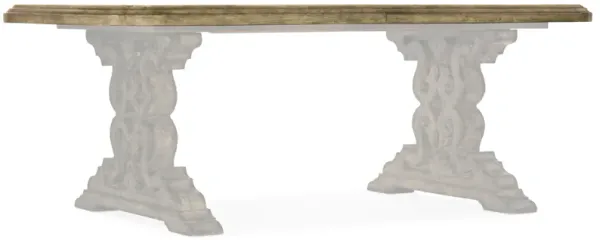 La Grange Le Vieux 86in Table Top w/2-18in Leaves