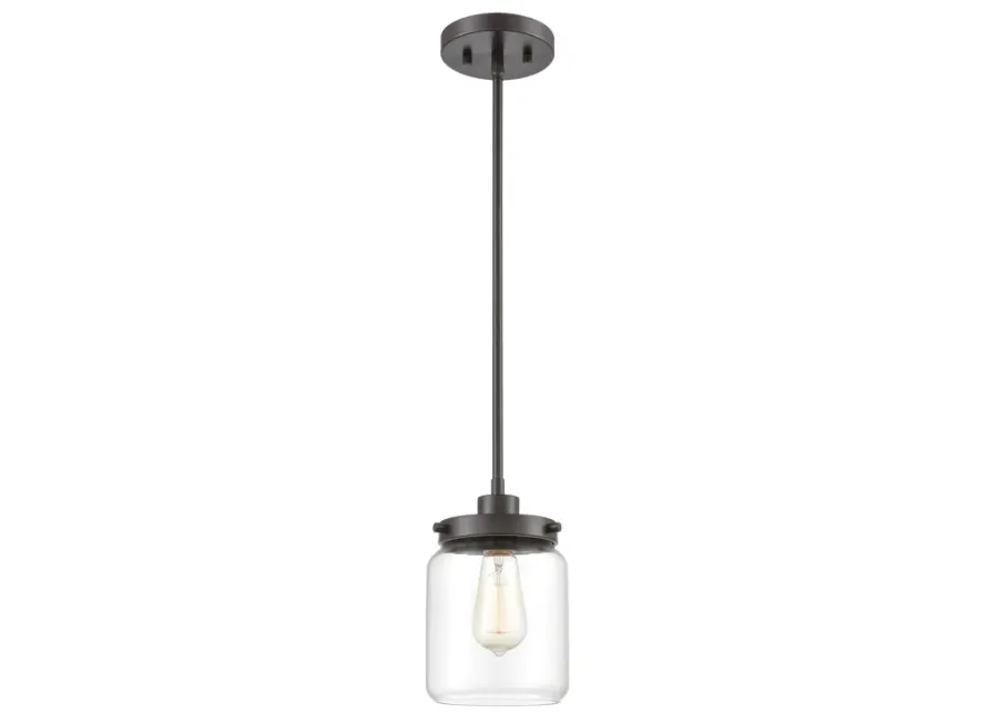 Mason 6" Wide 1-Light Mini Pendant - Oil Rubbed Bronze