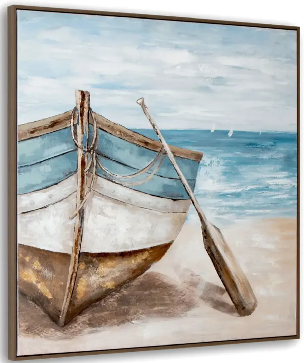 Lakeshore, Framed Canvas