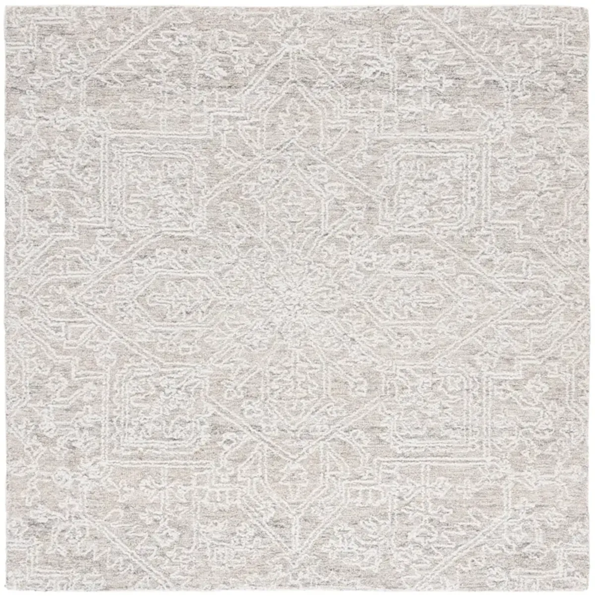 EBONY 205 IVORY  6' x 6' Square Square Rug