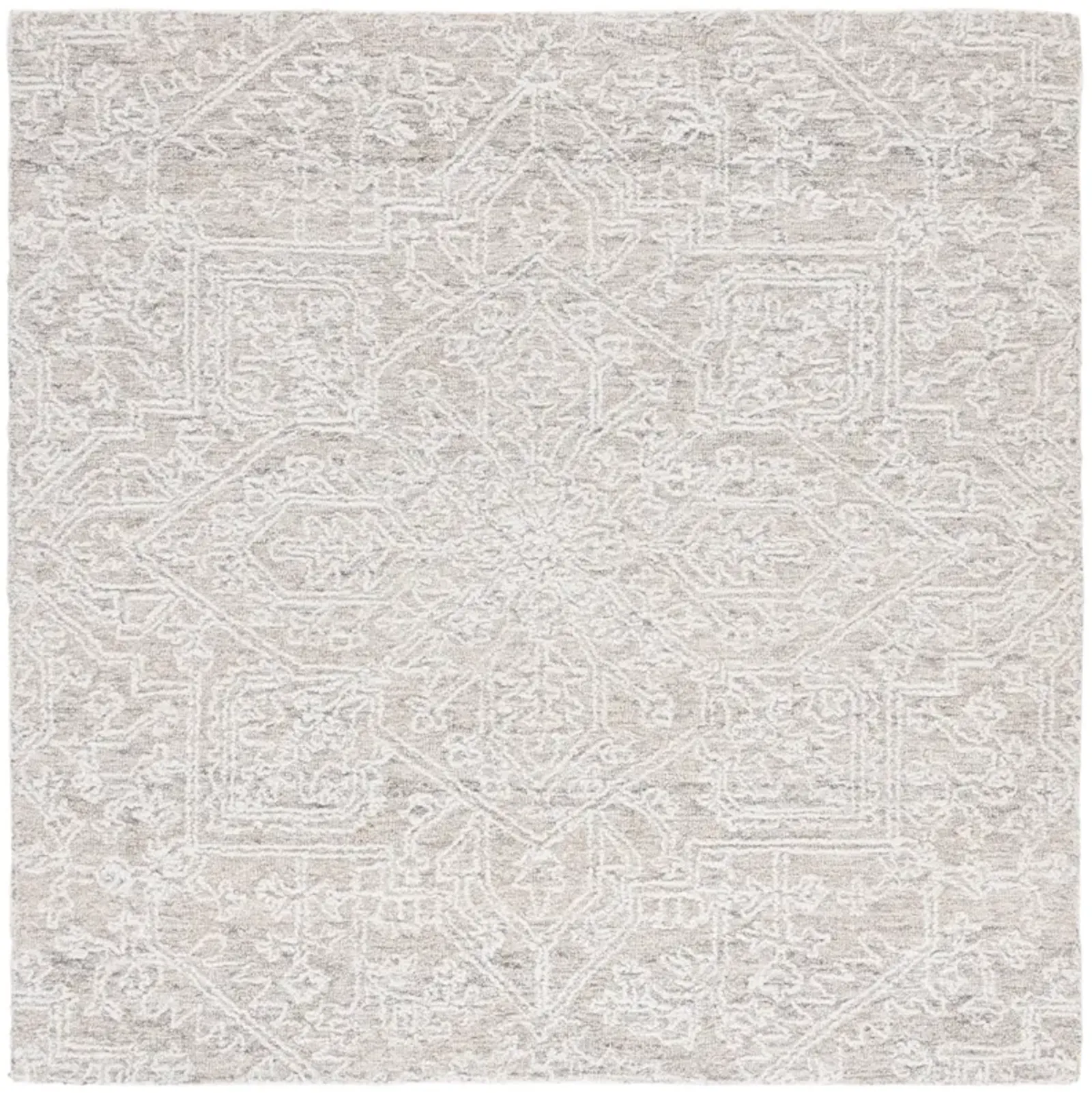 EBONY 205 IVORY  6' x 6' Square Square Rug