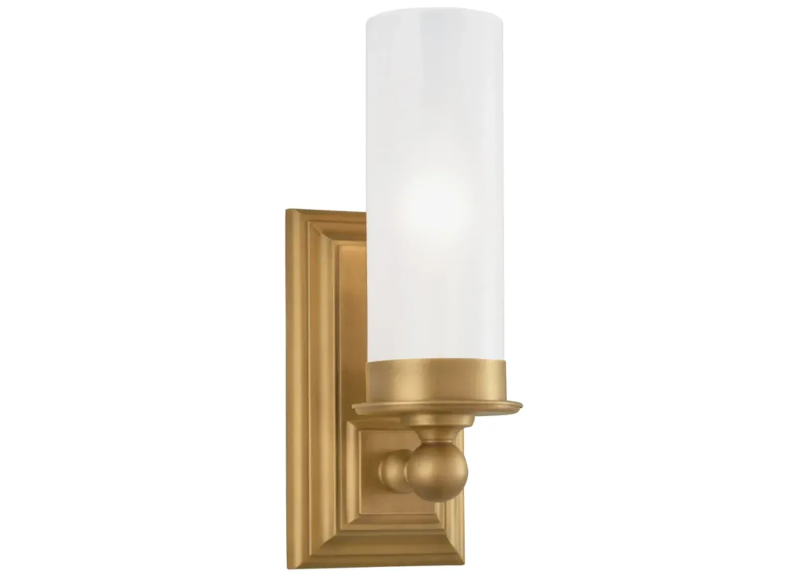 Richmond 1 Light Sconce - Aged Brass