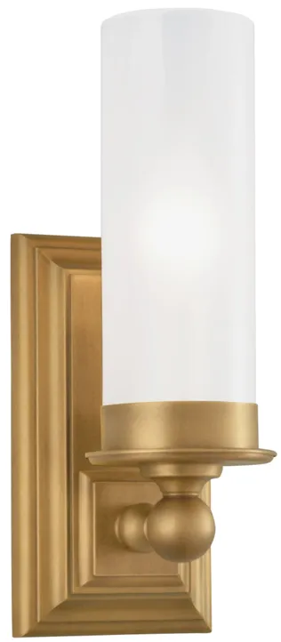 Richmond 1 Light Sconce - Aged Brass