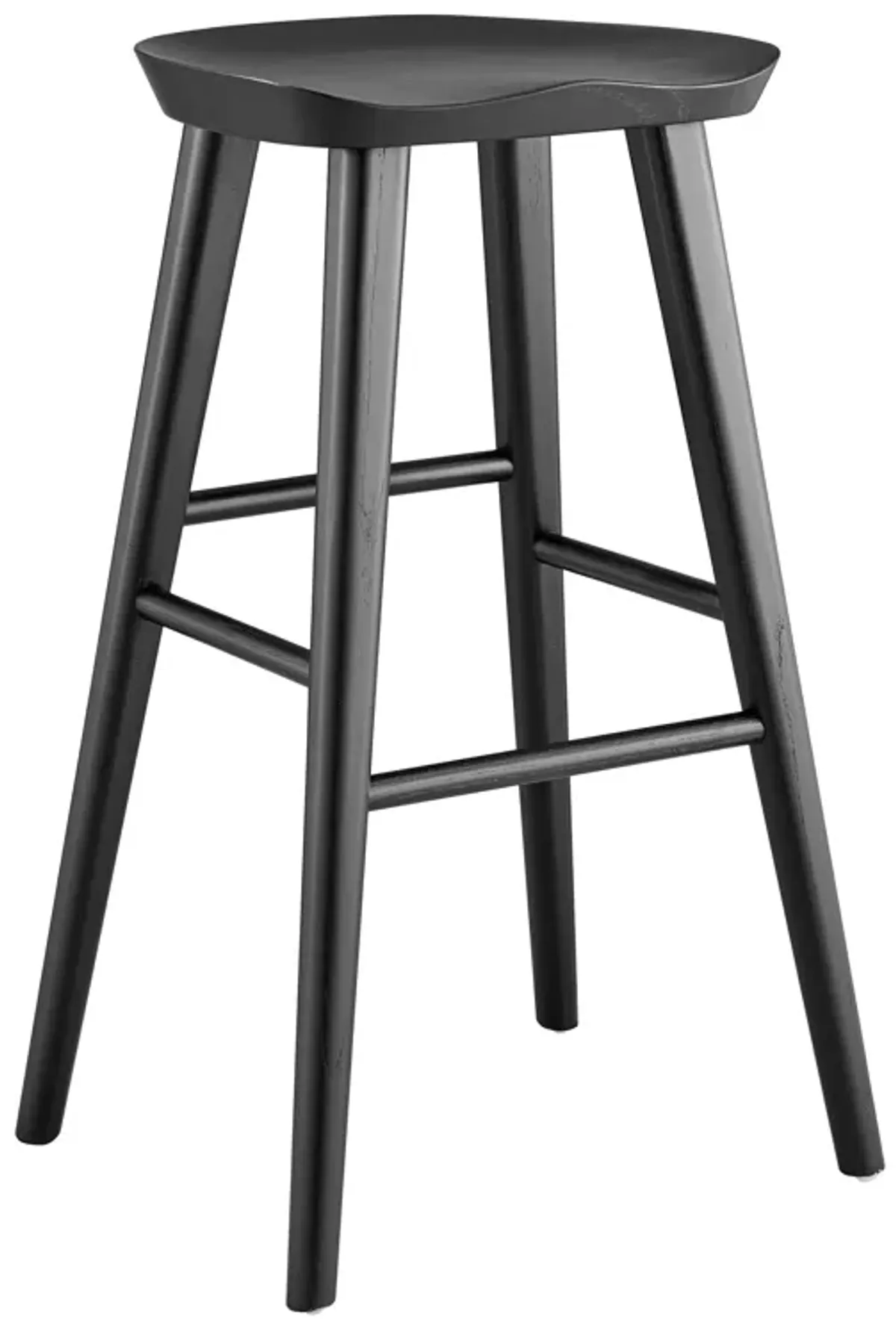 Vieno Bar Stool in Black - Set of 1