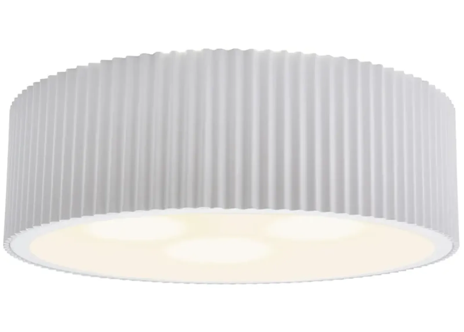 Brendon 17'' Wide 3-Light Flush Mount - Matte White