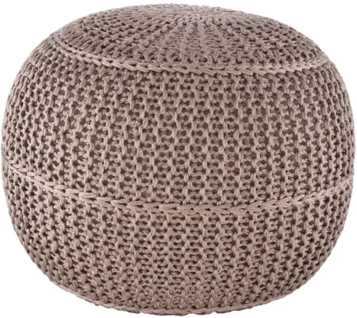 Dita 14"H x 20"W x 20"D Pouf