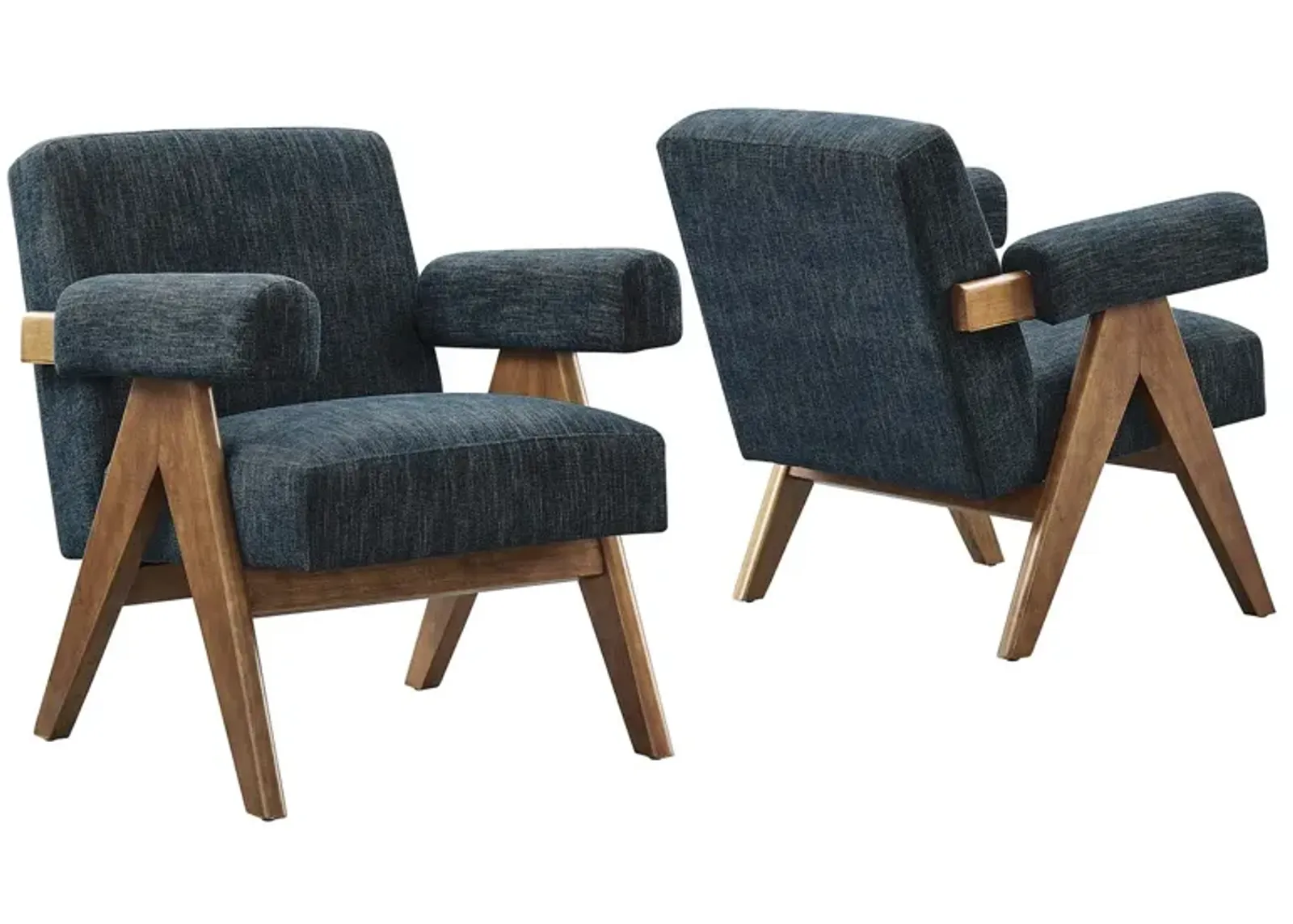 Lyra Fabric Armchair - Set of 2