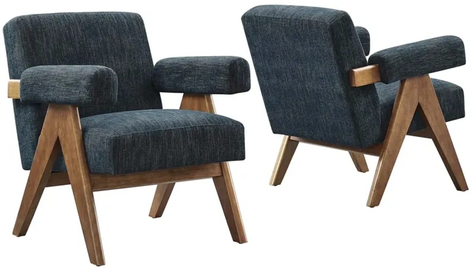 Lyra Fabric Armchair - Set of 2