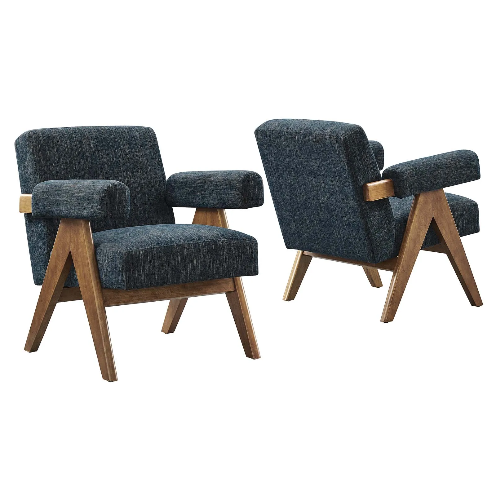 Lyra Fabric Armchair - Set of 2