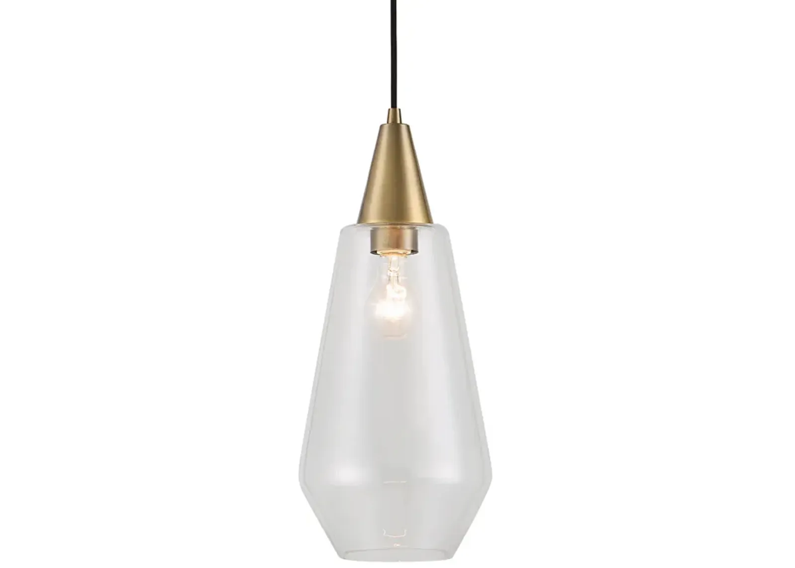 Eichler Antique Brass 1 Light Mini Pendant