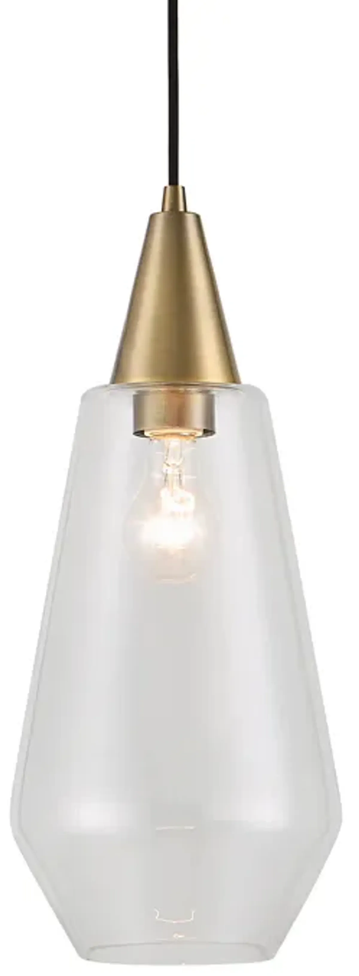 Eichler Antique Brass 1 Light Mini Pendant