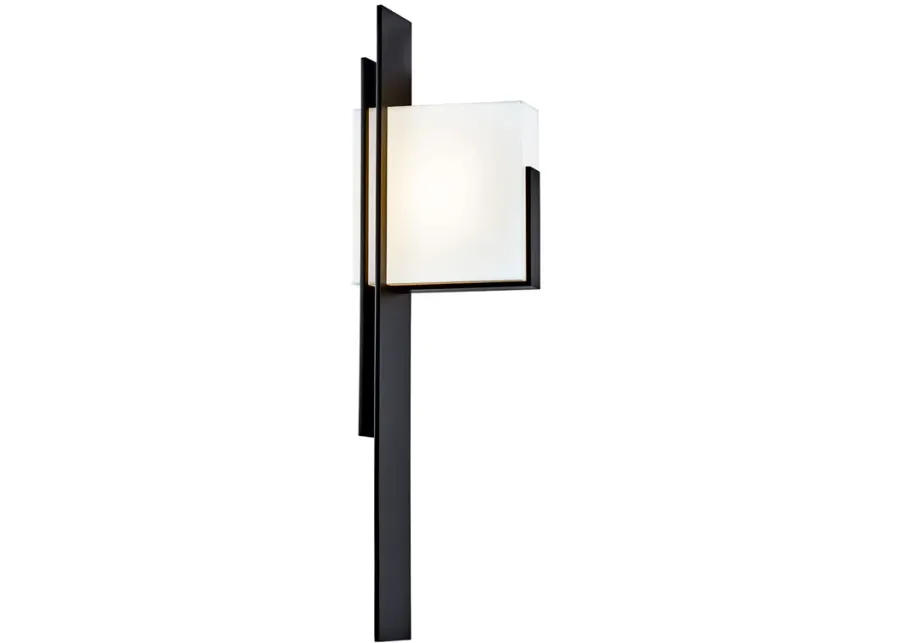 Oak Park Outdoor Wall Light - Matte Black