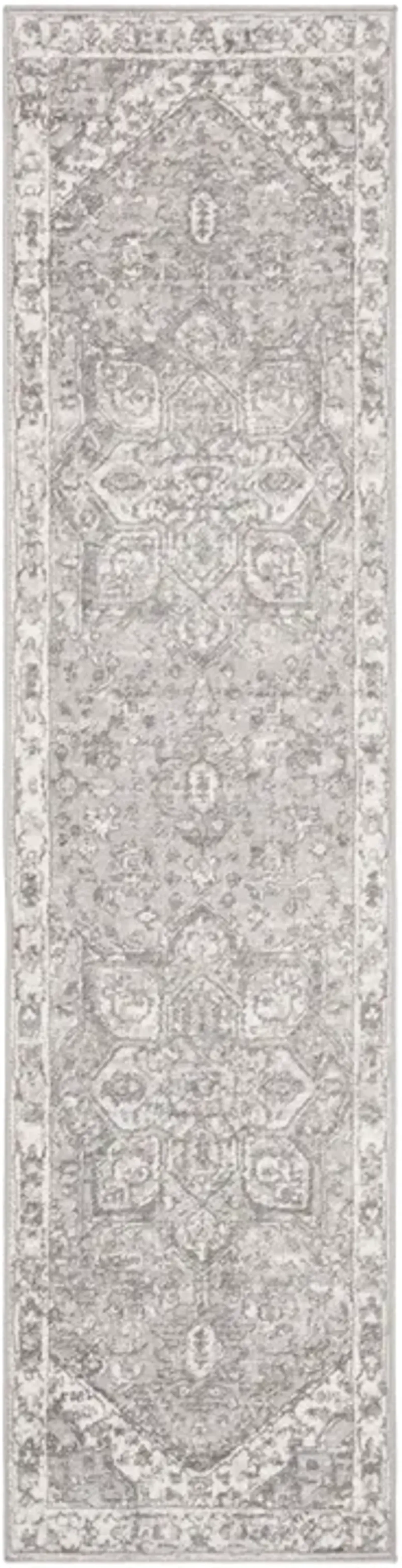 Brentwood 852 Cream / Grey 2' X 4' Accent Powerloomed Rug