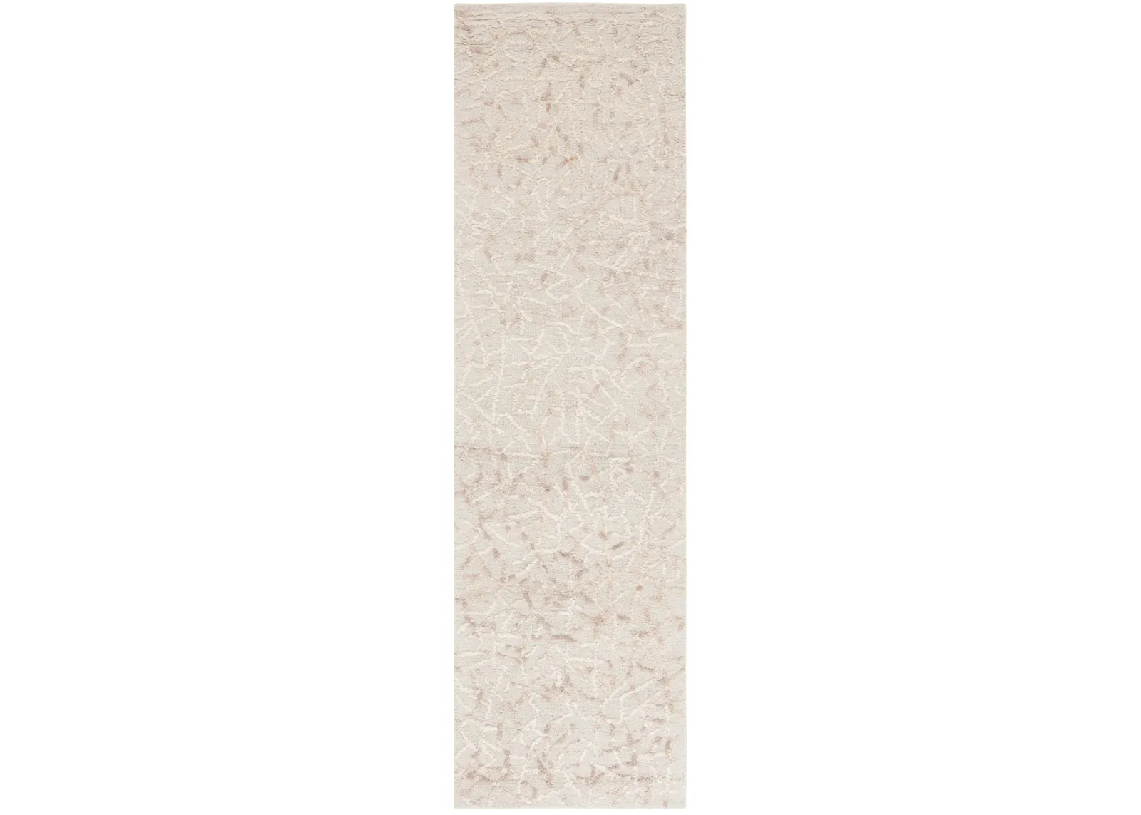 ABSTRACT 279 BEIGE  2'-3' x 8' Runner Rug