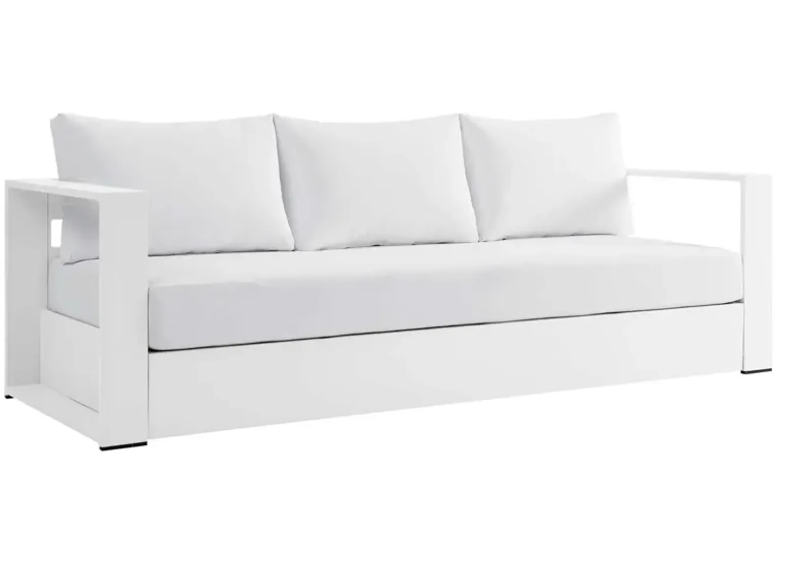 Tahoe Outdoor Patio Powder-Coated Aluminum Sofa