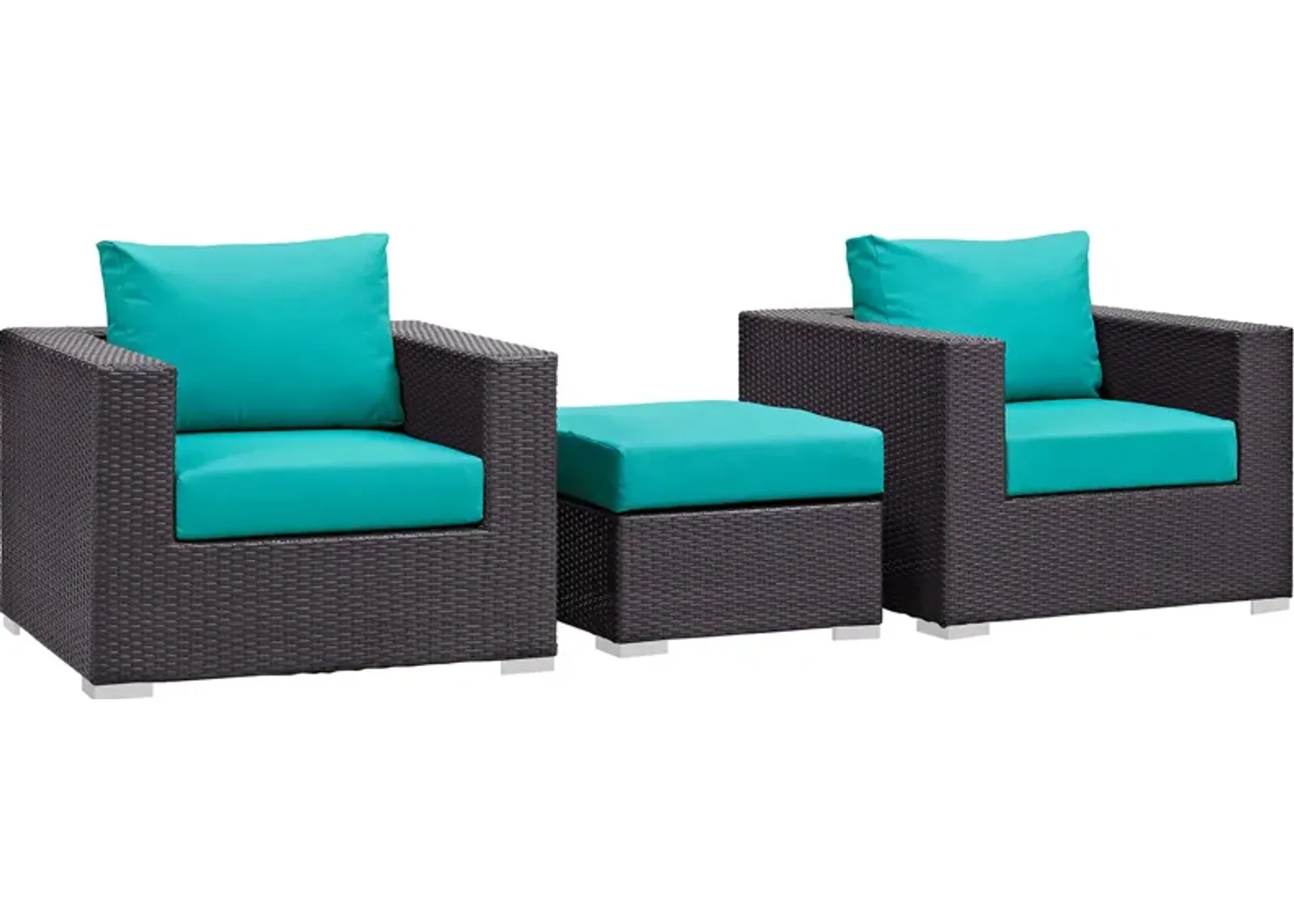 Convene 3 Piece Outdoor Patio Sofa Set