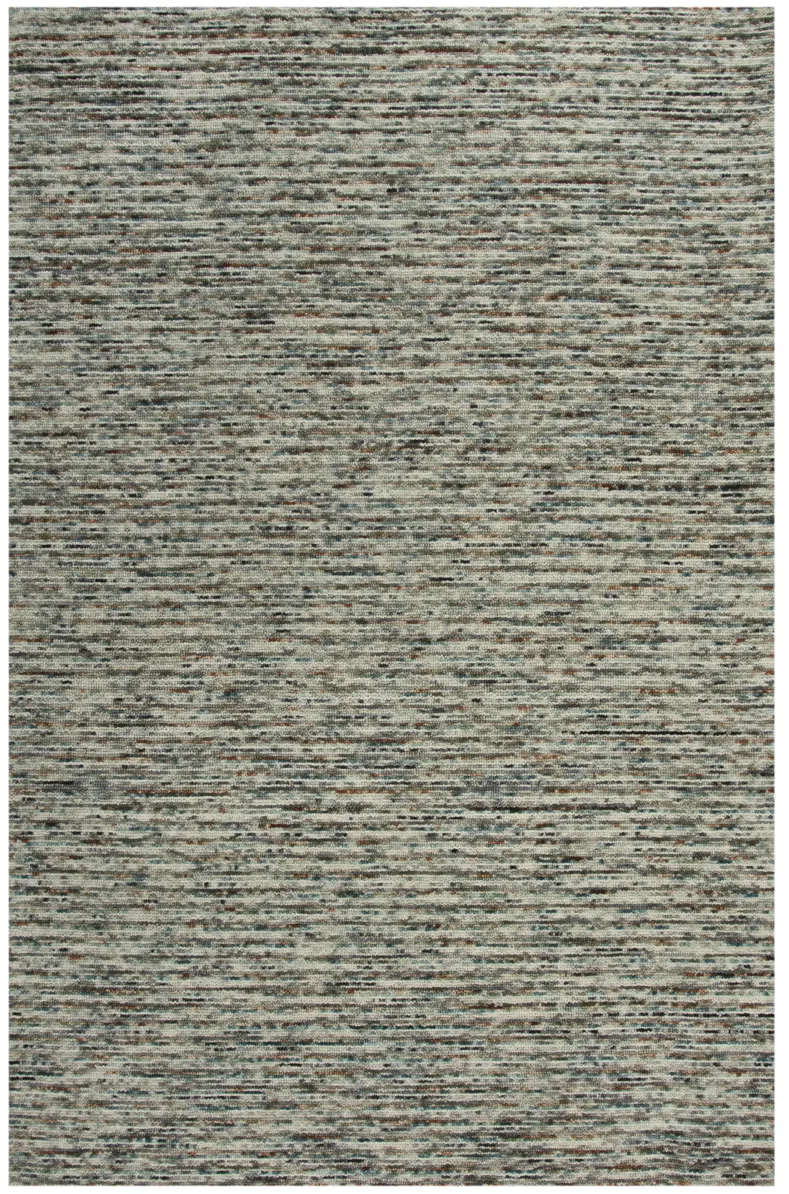 Berkshire Multi stripes Wool 5' x 7'6" Rectangle Rug