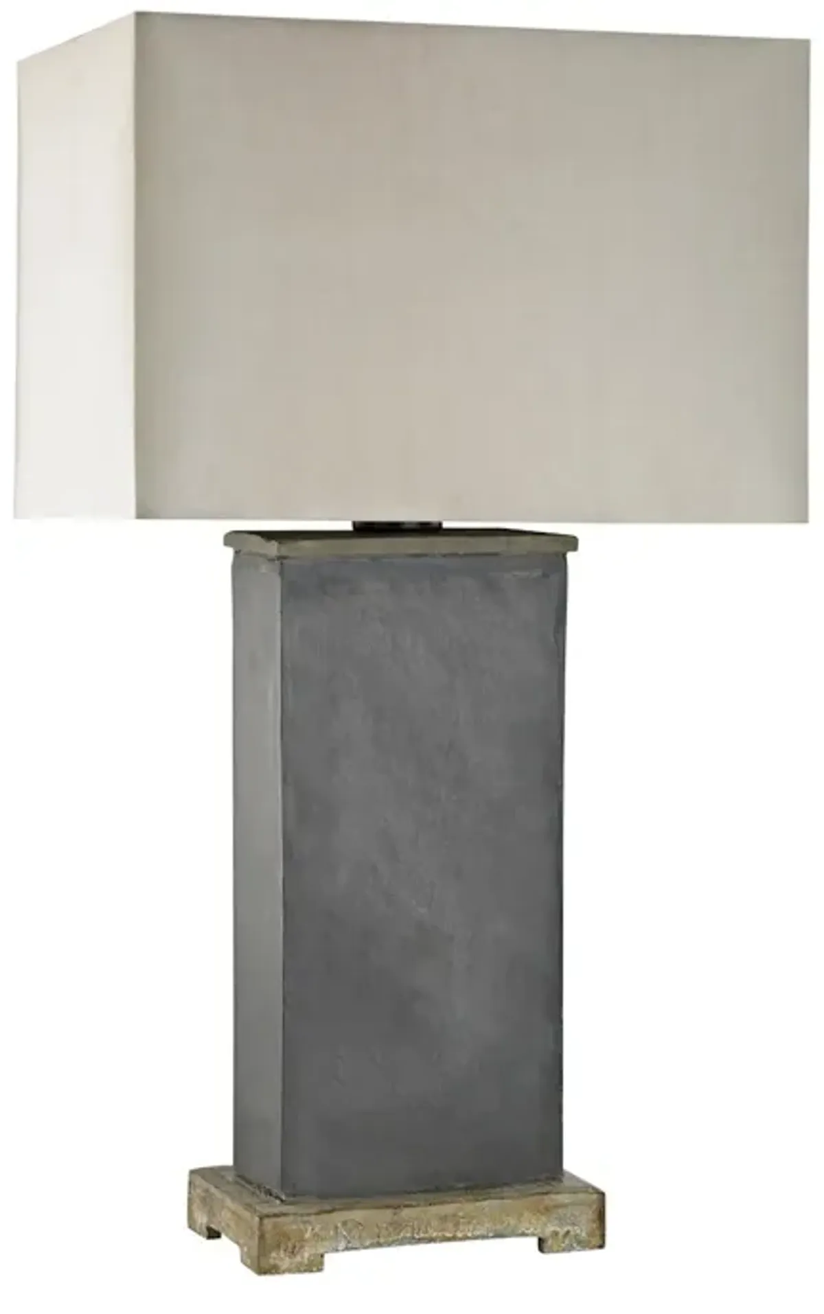 Elliot Bay 28" High 1-Light Outdoor Table Lamp - Gray