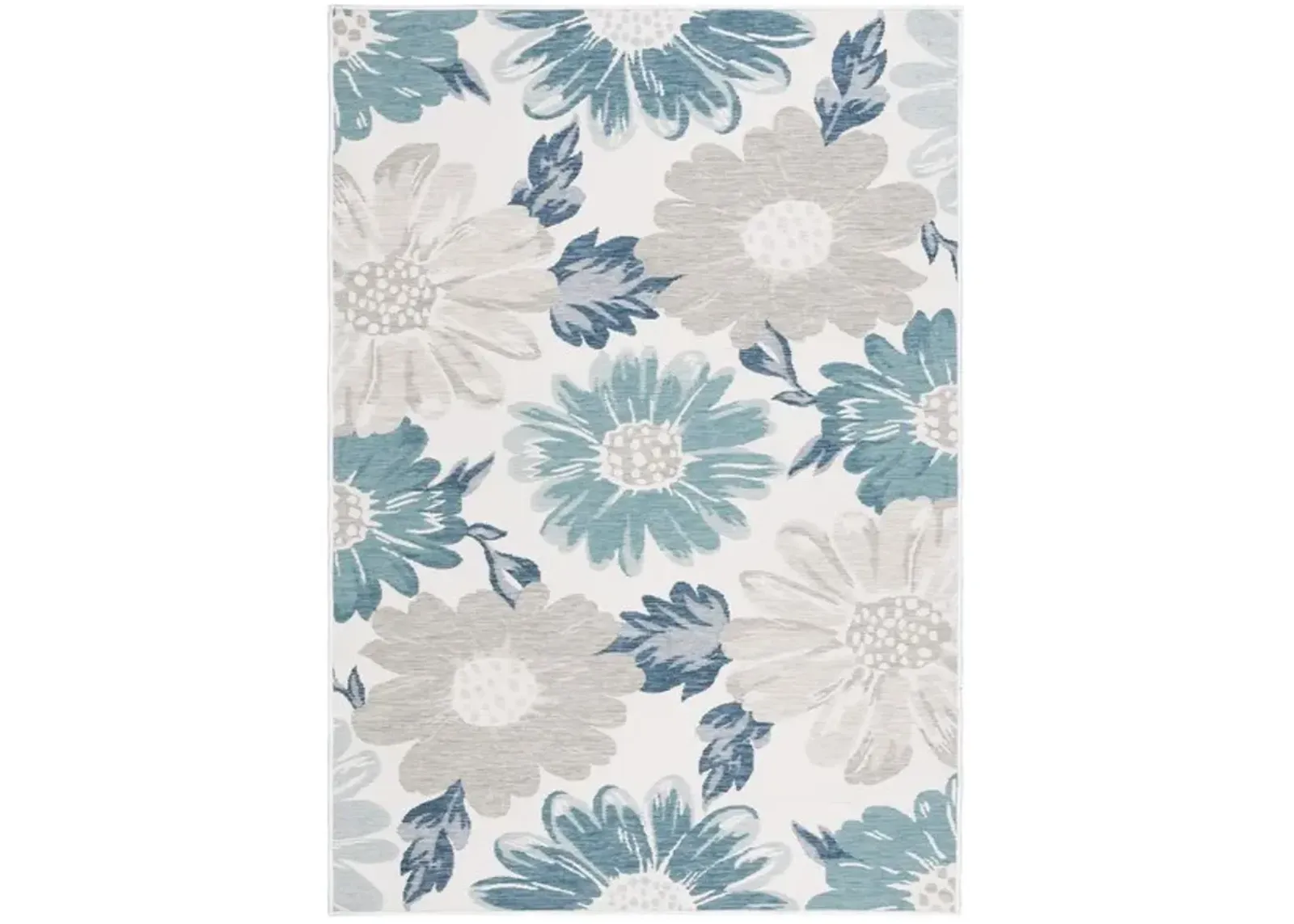 SUNRISE 689 Blue  5'-3' X 7'-7' Medium Rectangle Rug