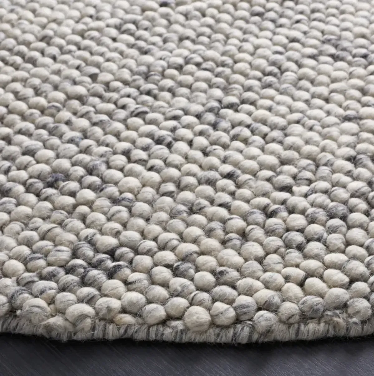 NATURA 620 LIGHT GREY  4' x 4' Round Round Rug