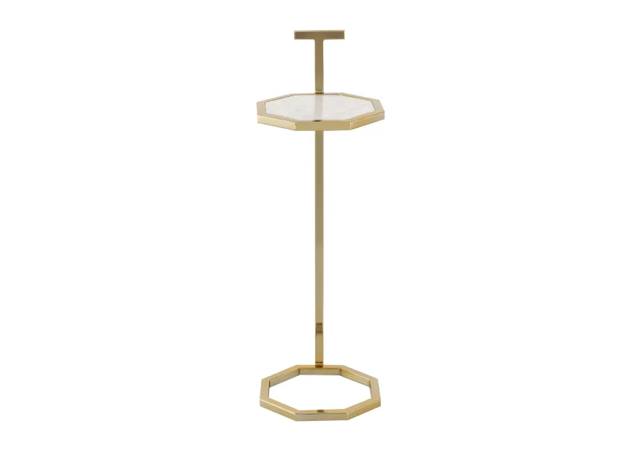 Daro Accent Table - Brass