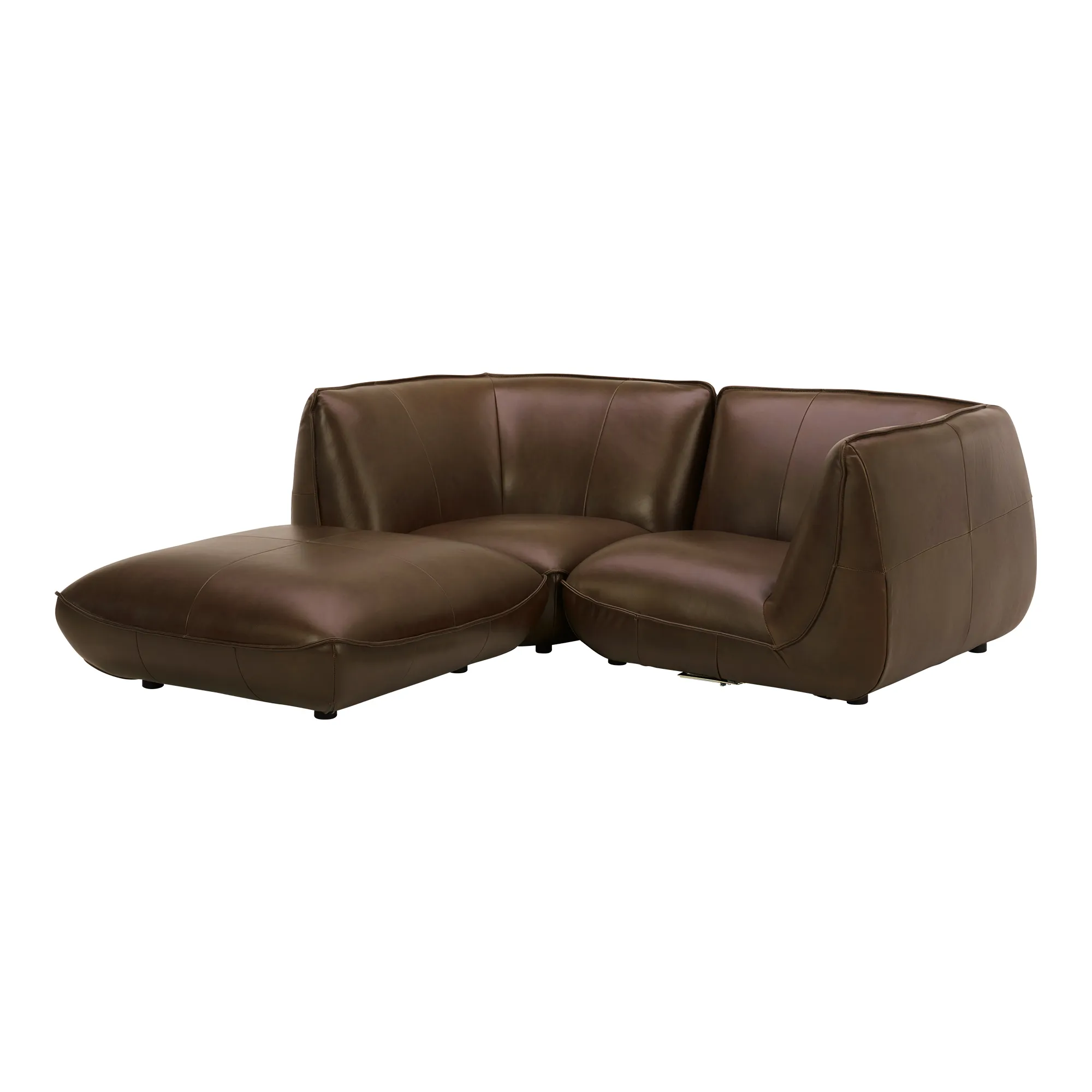 ZEPPELIN NOOK MODULAR LEATHER SECTIONAL