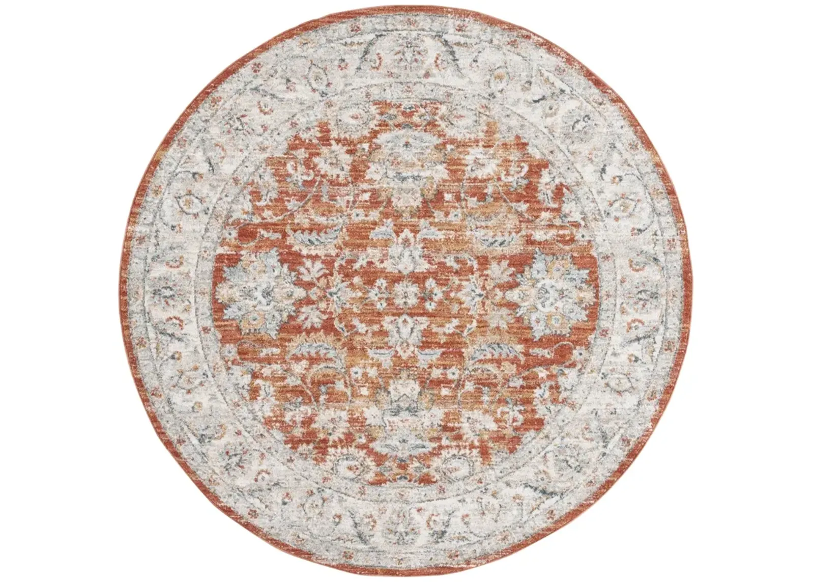 AVALON 220 RUST  6'-7' X 6'-7' Round Round Rug