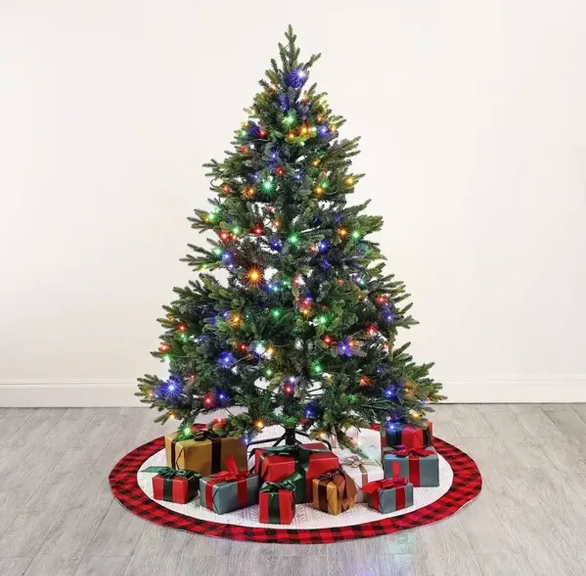 5.5 FT PRE-LIT ART. XMAS TREE