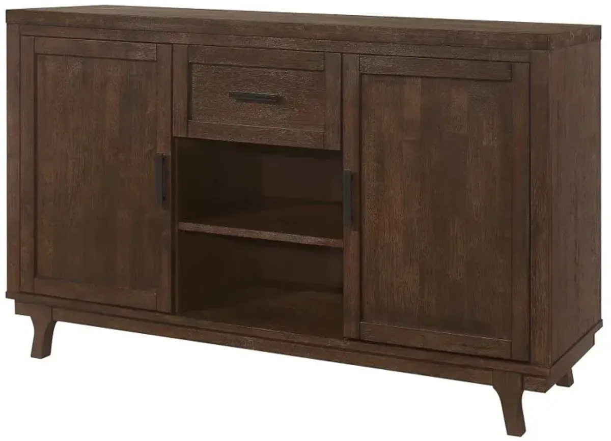 Reynolds 2-door Dining Sideboard Server Brown Oak